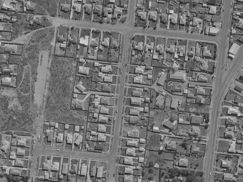 62 Baynes Street from the air, 1970-1974
