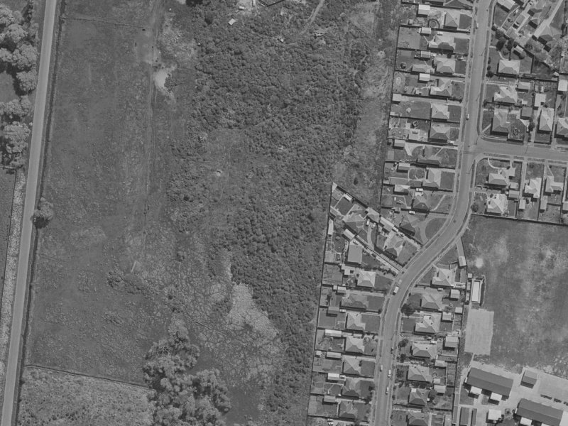 Pennyburn Place from the air, 1970-1974