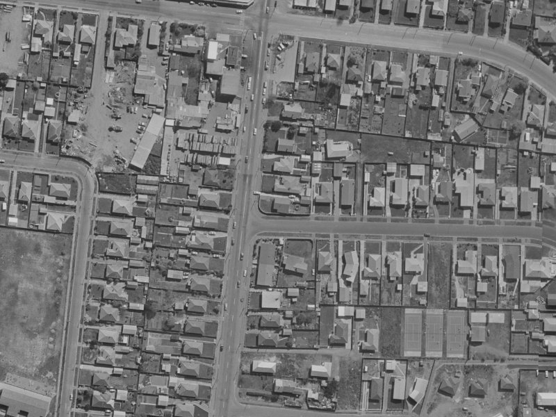 190 Bower Avenue from the air, 1970-1974