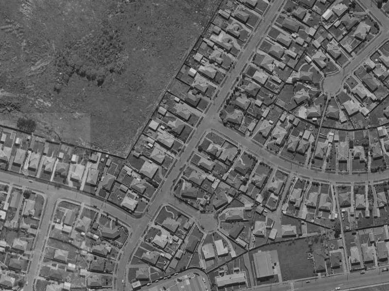 Charlcott Street from the air, 1970-1974