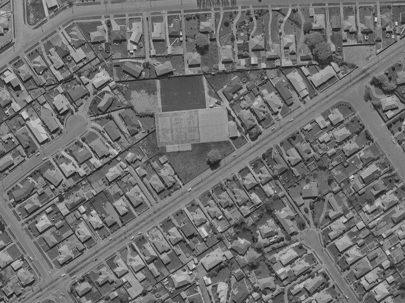 459 Innes Road from the air, 1970-1974