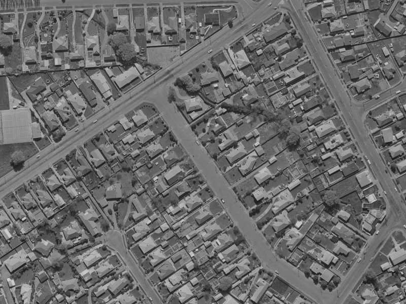 20 Manuka Street from the air, 1970-1974