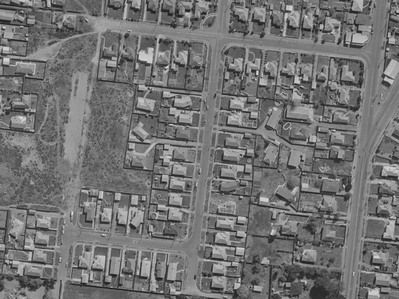 57 Baynes Street from the air, 1970-1974