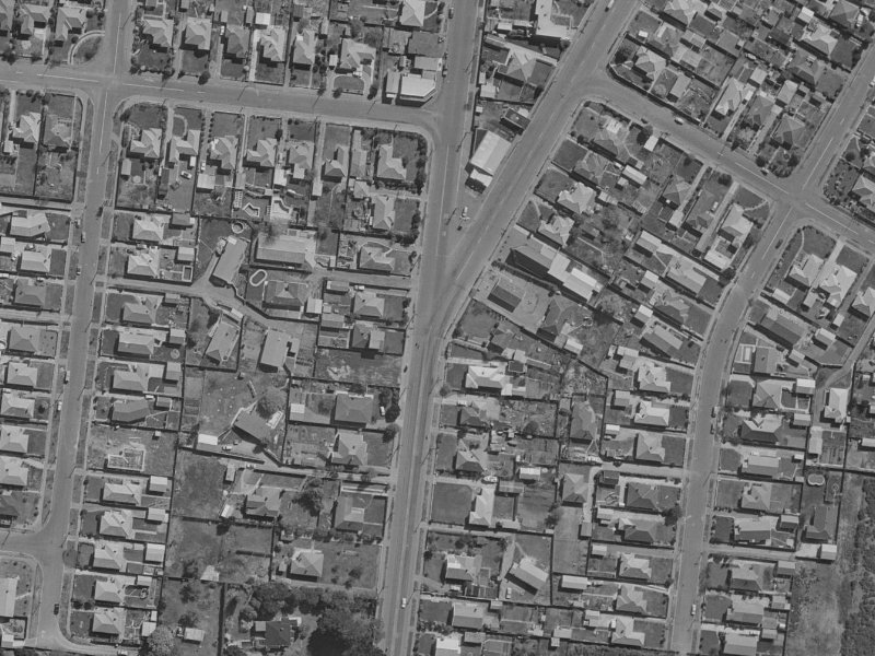 50A Bassett Street from the air, 1970-1974