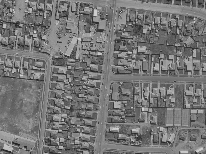 167 Bower Avenue from the air, 1970-1974