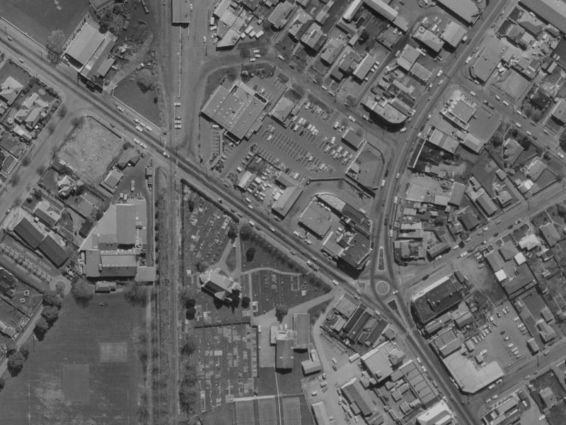 16 Harewood Road from the air, 1970-1974