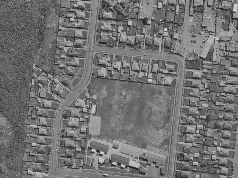 25 Freeville Place from the air, 1970-1974