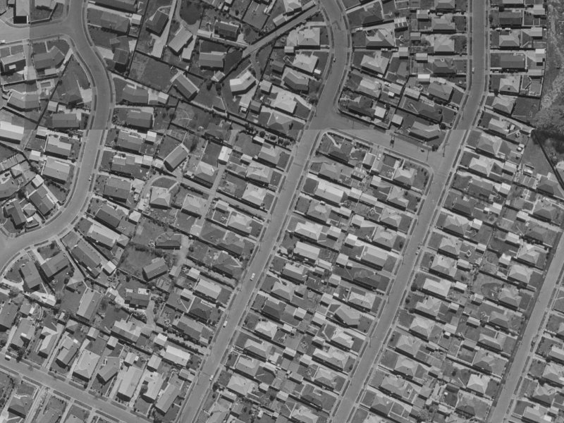 22 Dunster Street from the air, 1970-1974