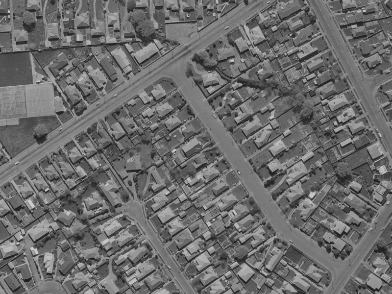 23 Manuka Street from the air, 1970-1974