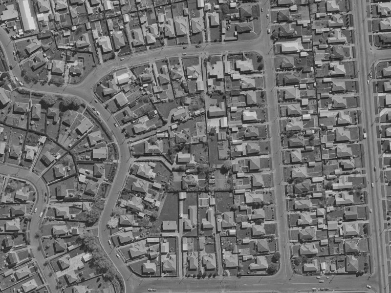 14A McIntyre Street from the air, 1970-1974