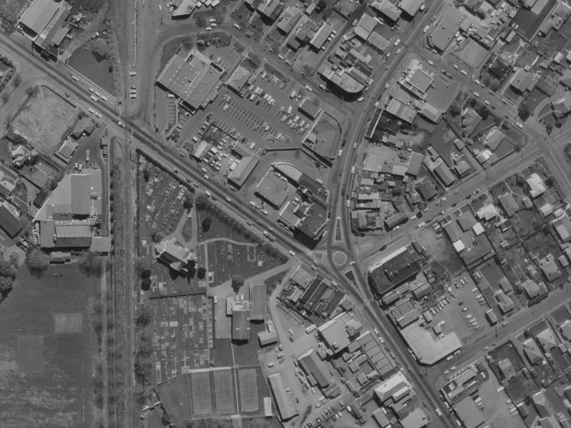 4 Harewood Road from the air, 1970-1974
