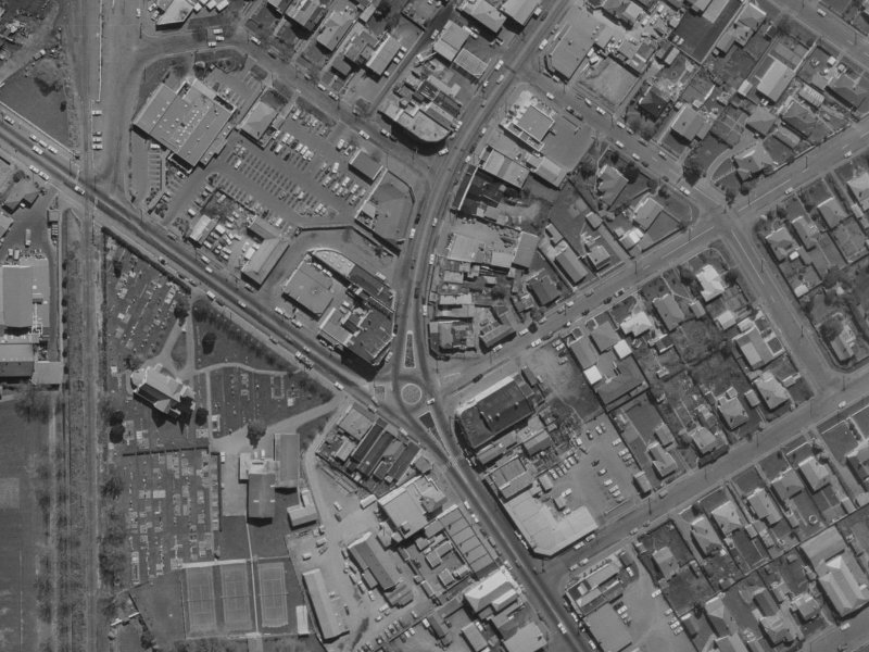 2 Main North Road from the air, 1970-1974