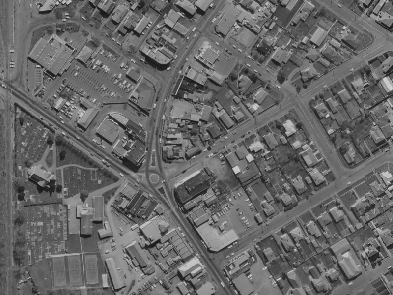 7 Horner Street from the air, 1970-1974