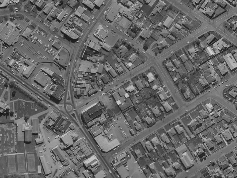 8 Horner Street from the air, 1970-1974