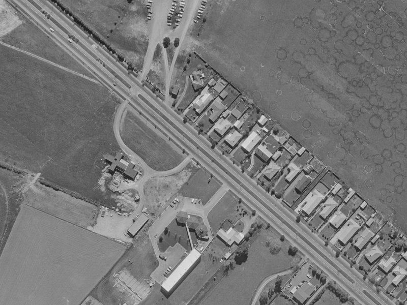 449 Memorial Avenue from the air, 1970-1974
