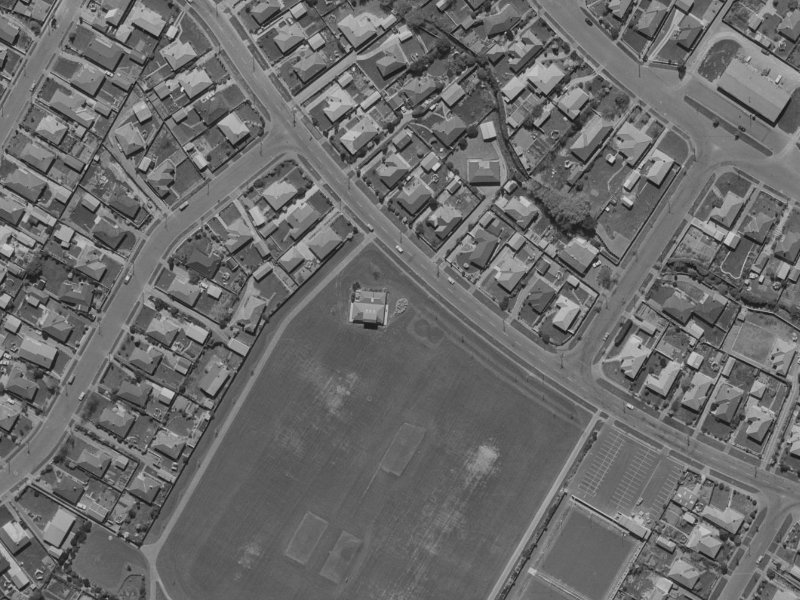 205 Condell Avenue from the air, 1970-1974