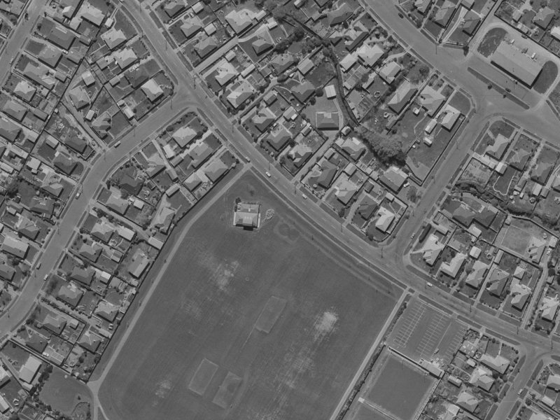 202 Condell Avenue from the air, 1970-1974