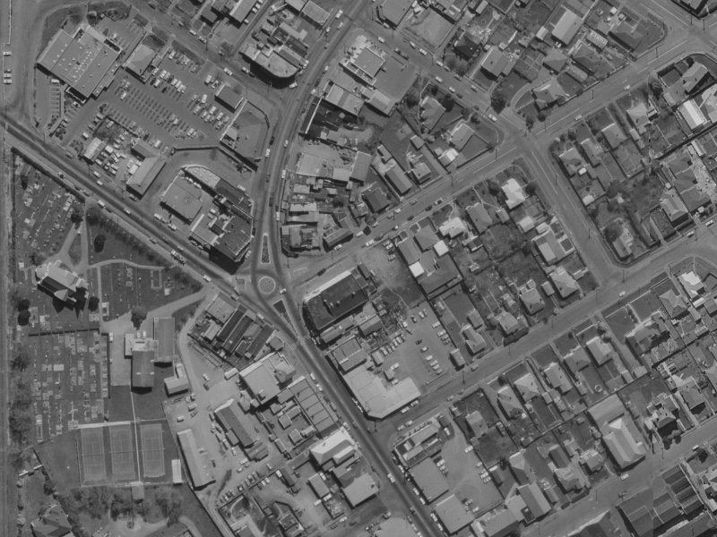 1/2 Horner Street from the air, 1970-1974