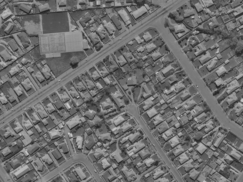 39 Greenwood Close from the air, 1970-1974