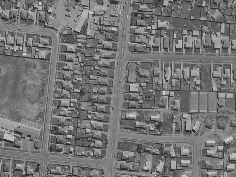 159 Bower Avenue from the air, 1970-1974