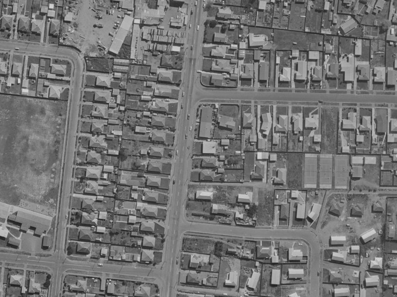 182 Bower Avenue from the air, 1970-1974
