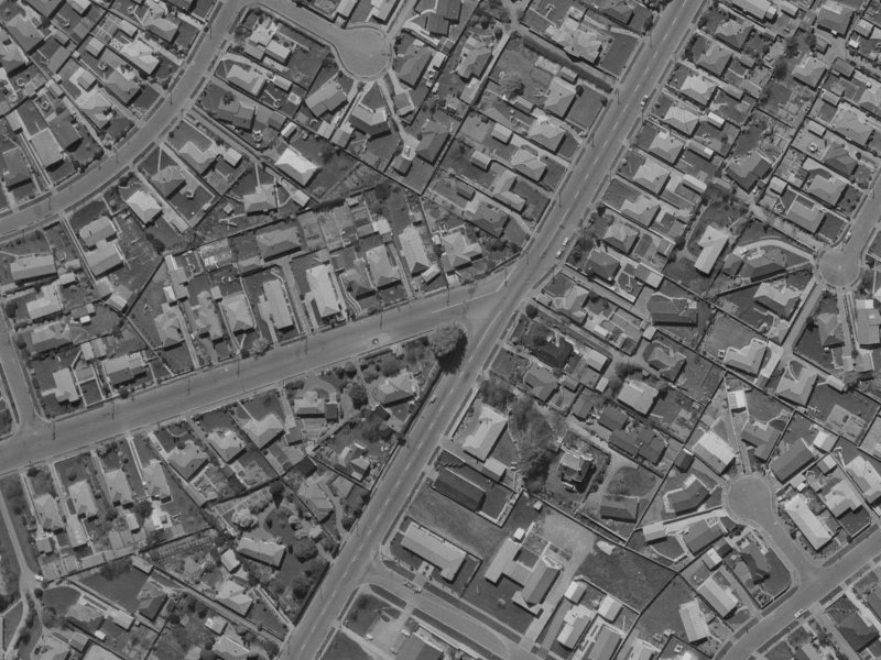 280 Grahams Road from the air, 1970-1974