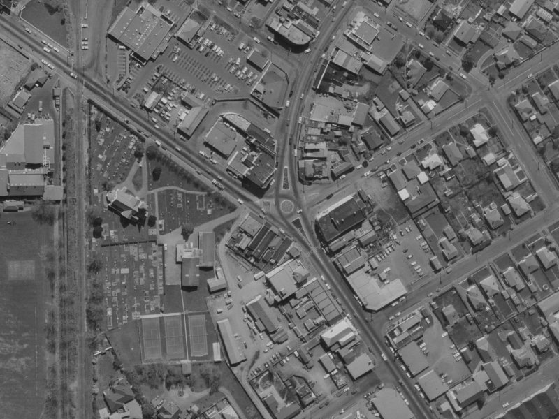 509 Papanui Road from the air, 1970-1974