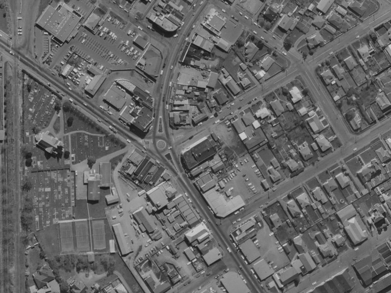 490 Papanui Road from the air, 1970-1974