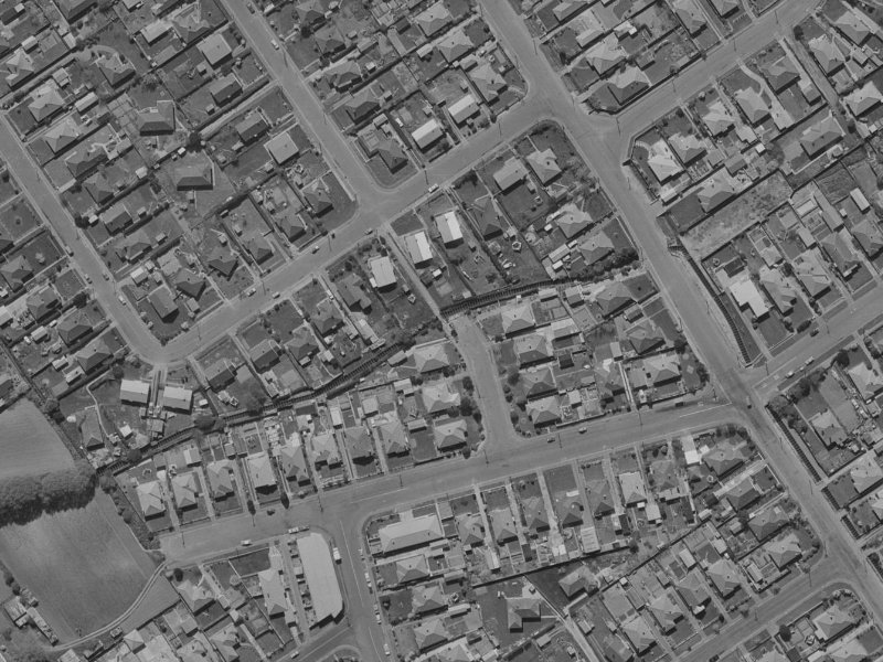 5 Pamir Street from the air, 1970-1974