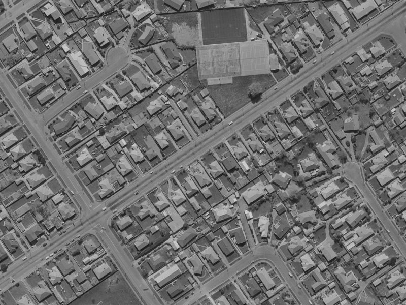 448 Innes Road from the air, 1970-1974