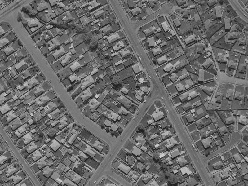 321 Westminster Street from the air, 1970-1974