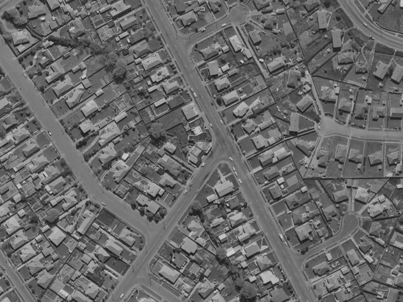325 Westminster Street from the air, 1970-1974