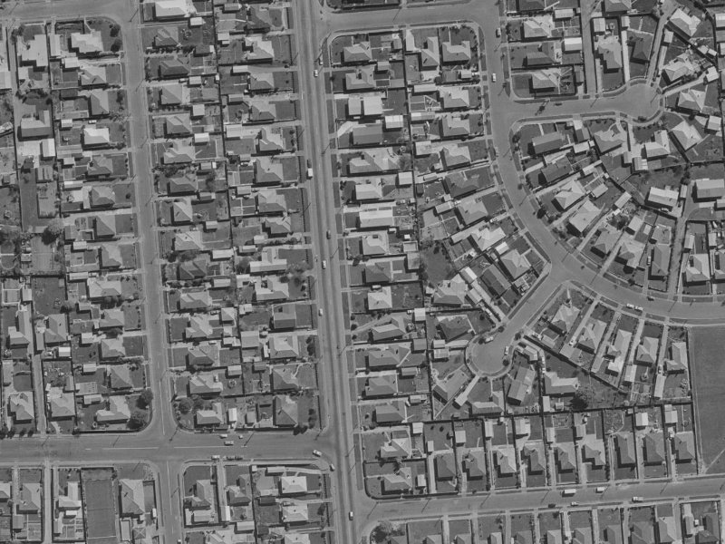 154 Marshland Road from the air, 1970-1974