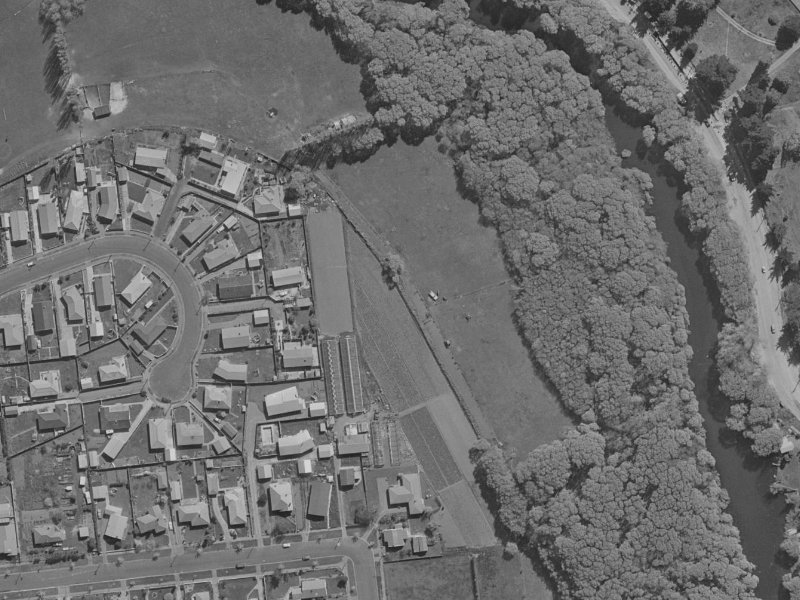 12 Melody Lane from the air, 1970-1974