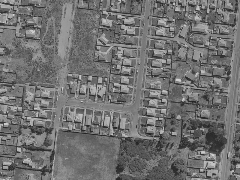 49 Baynes Street from the air, 1970-1974