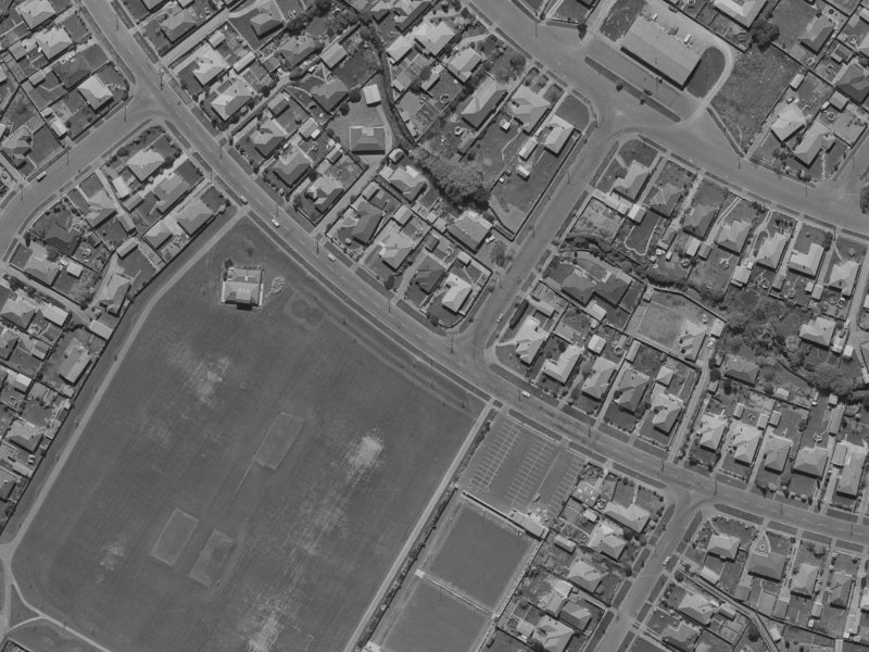 194 Condell Avenue from the air, 1970-1974