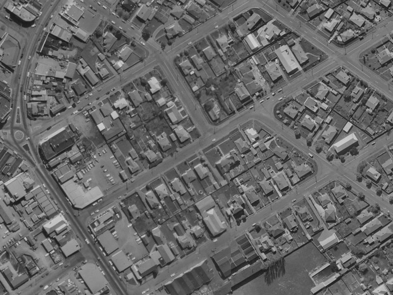 26 Wyndham Street from the air, 1970-1974