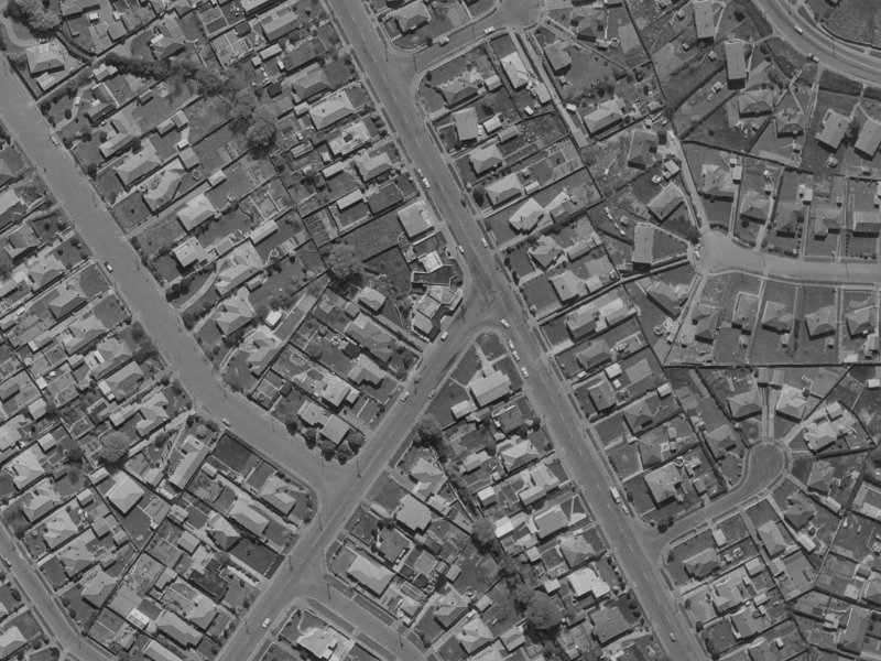 323 Westminster Street from the air, 1970-1974