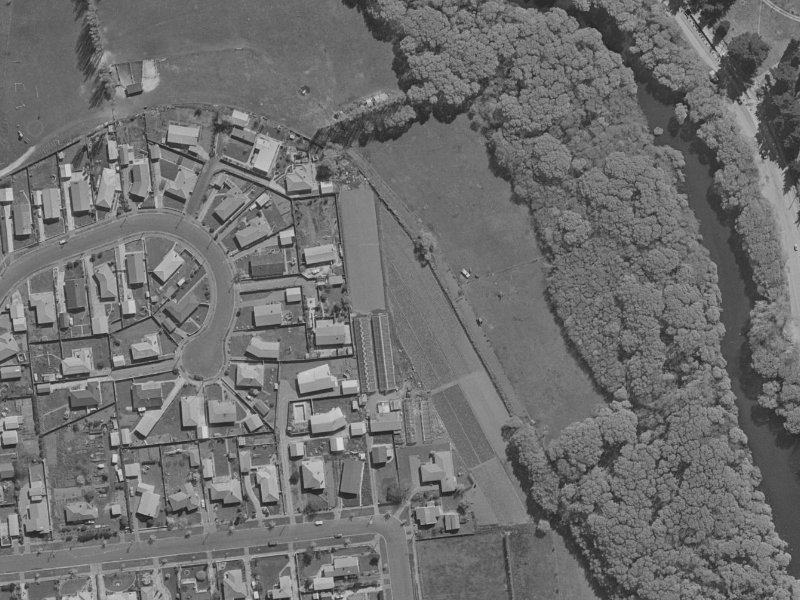 Melody Lane from the air, 1970-1974
