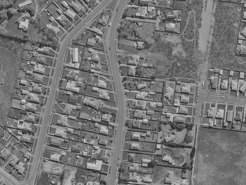 42 Burwood Road from the air, 1970-1974