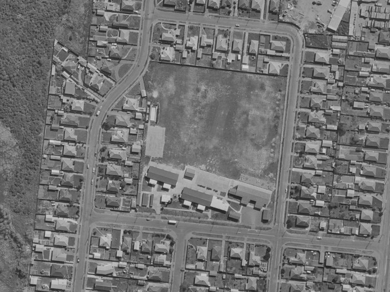 14 Freeville Place from the air, 1970-1974
