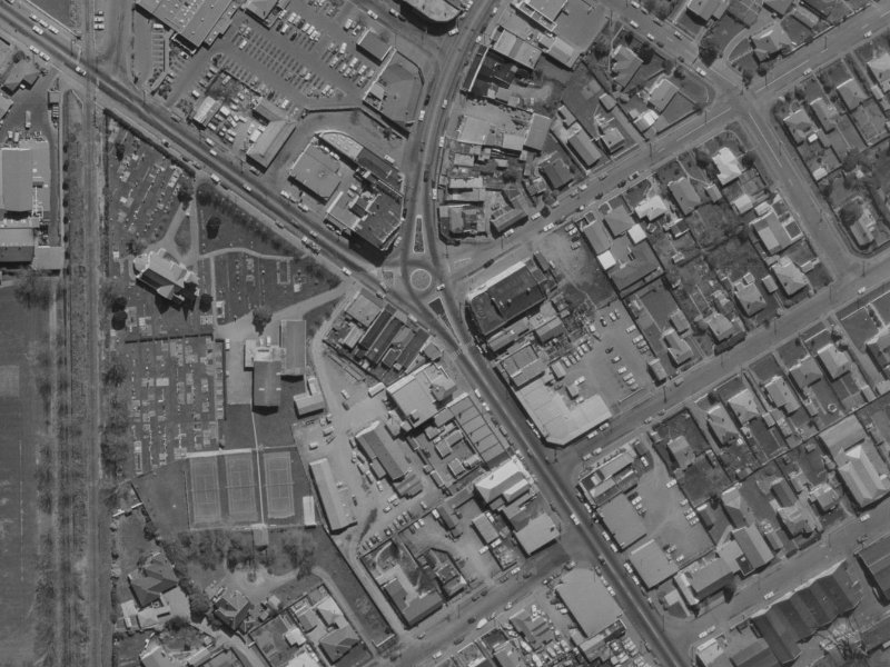 505 Papanui Road from the air, 1970-1974