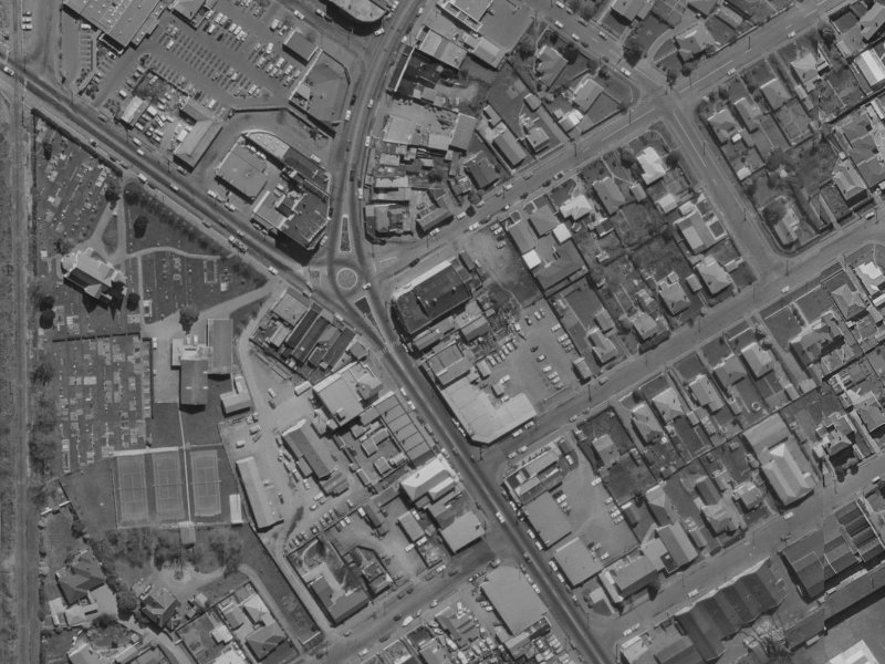 488 Papanui Road from the air, 1970-1974