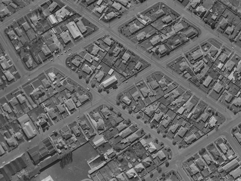 50 Frank Street from the air, 1970-1974