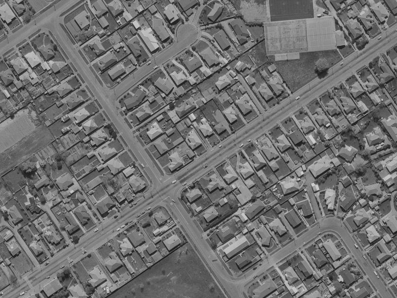 439 Innes Road from the air, 1970-1974
