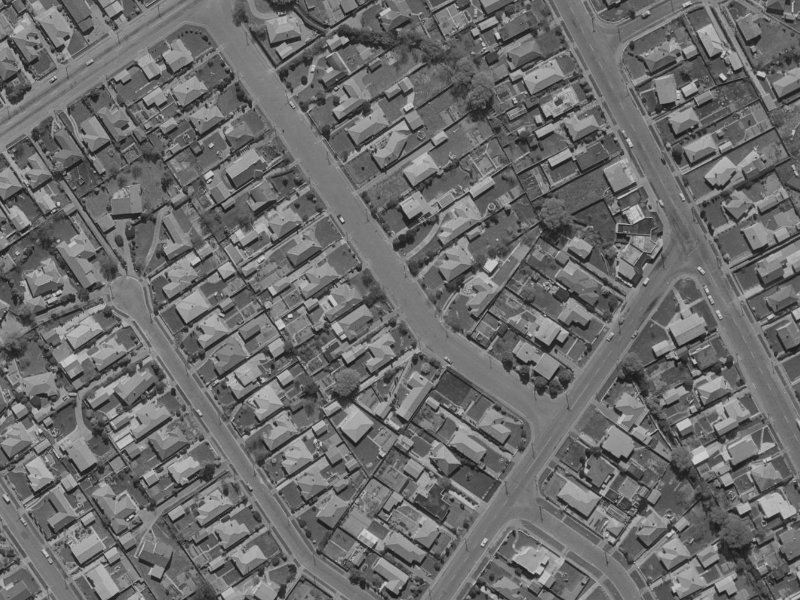 10A Manuka Street from the air, 1970-1974