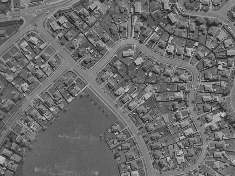 160 Emmett Street from the air, 1970-1974