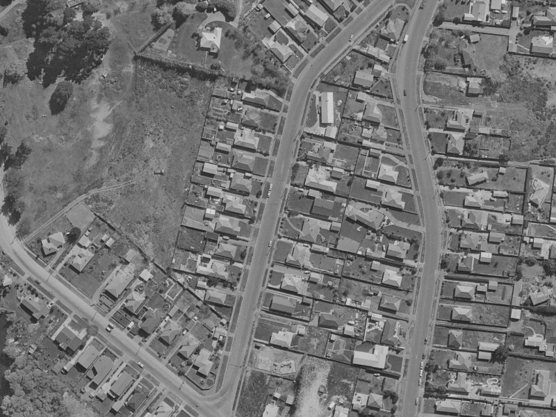 22 Carlsen Street from the air, 1970-1974