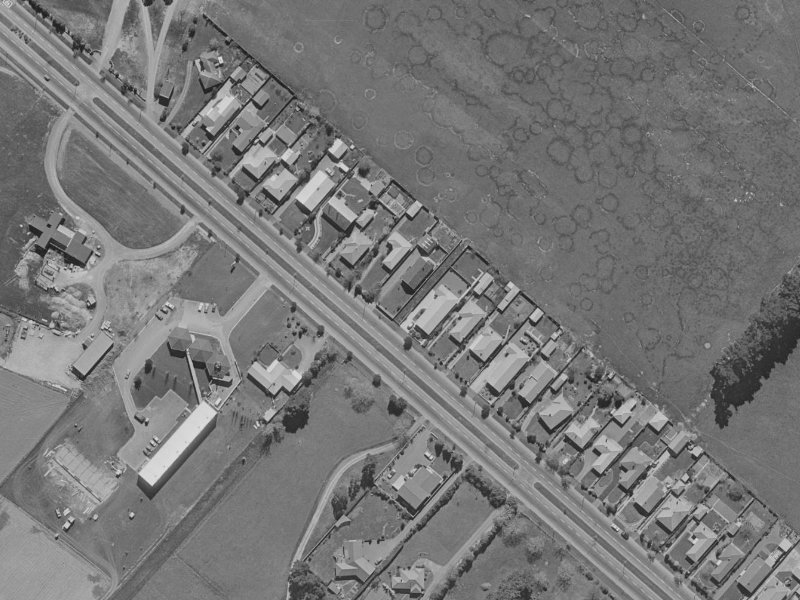 408 Memorial Avenue from the air, 1970-1974