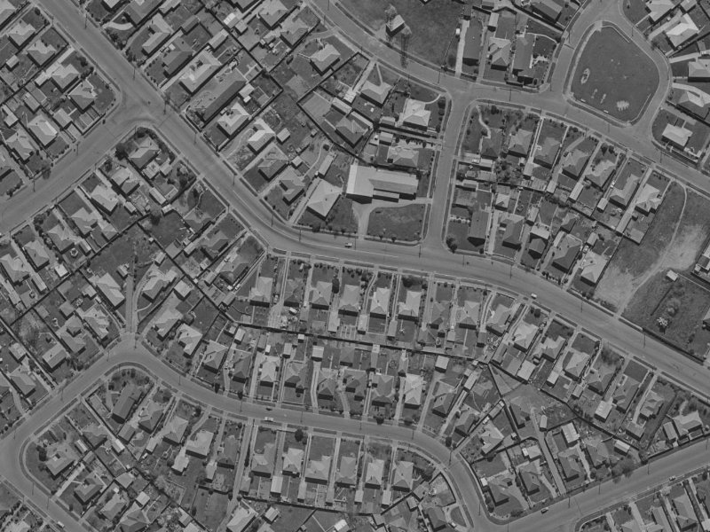 343 Wairakei Road from the air, 1970-1974